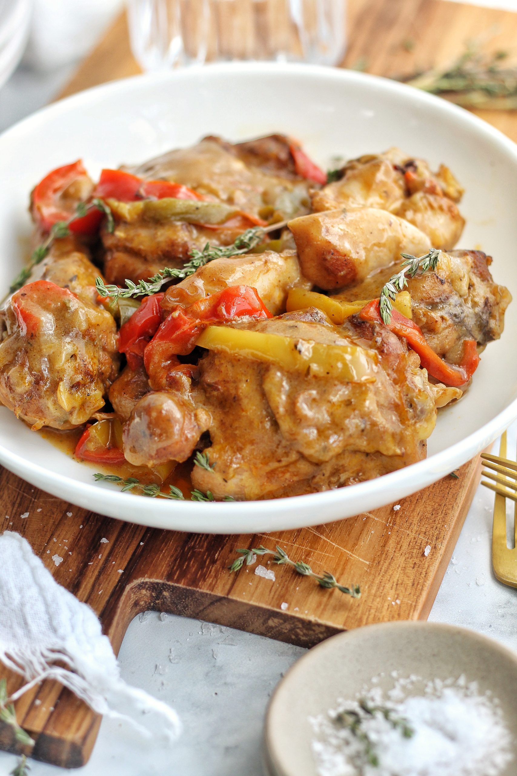 One Pan Smothered Chicken Recipe
