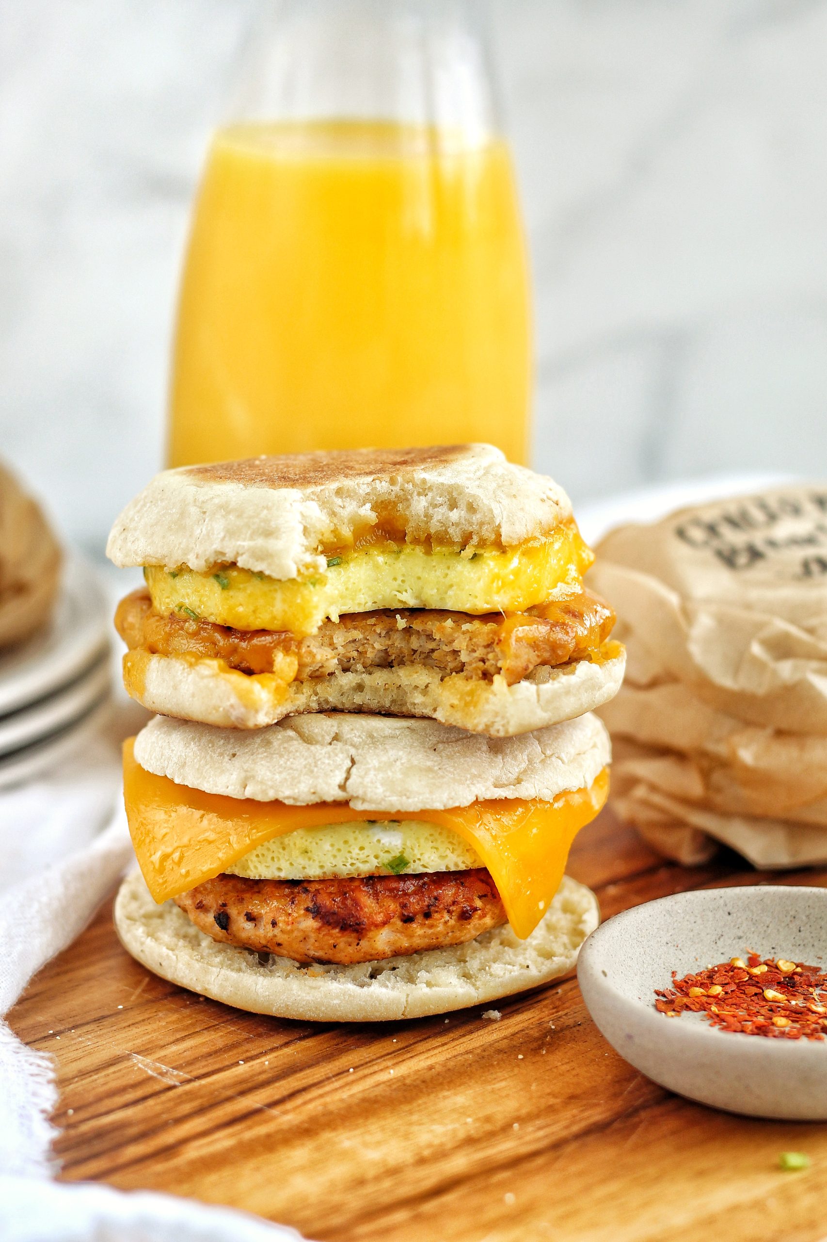 Easy Make-Ahead Freezer Breakfast Sandwiches